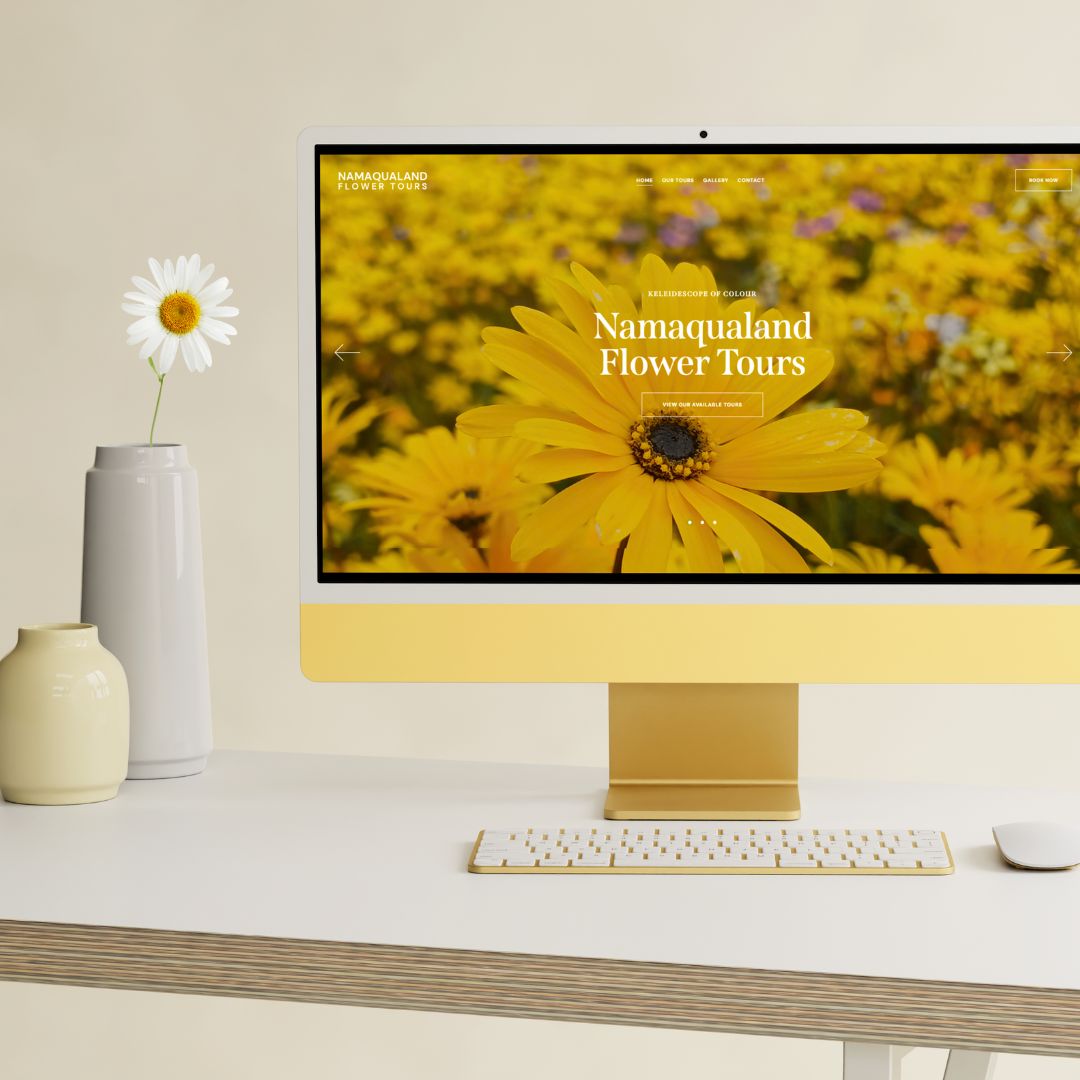 Portfolio Namaqualand Flower Tours Website Redesign