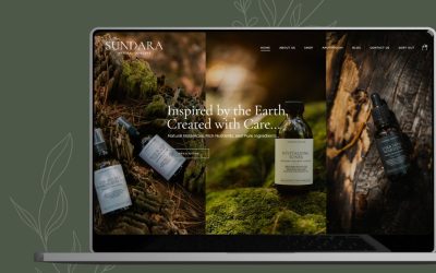 Portfolio Sundara Natural Skincare Website