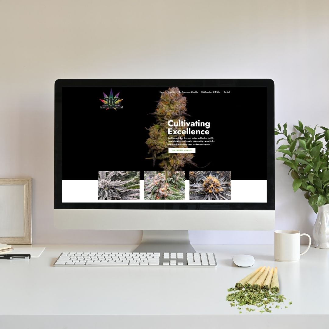 Portfolio Website Design JIG Crafted Cannabis