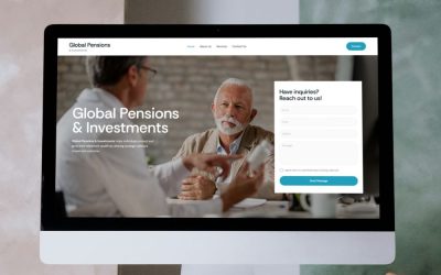 Portfolio Global Pensions & Investments Website Design