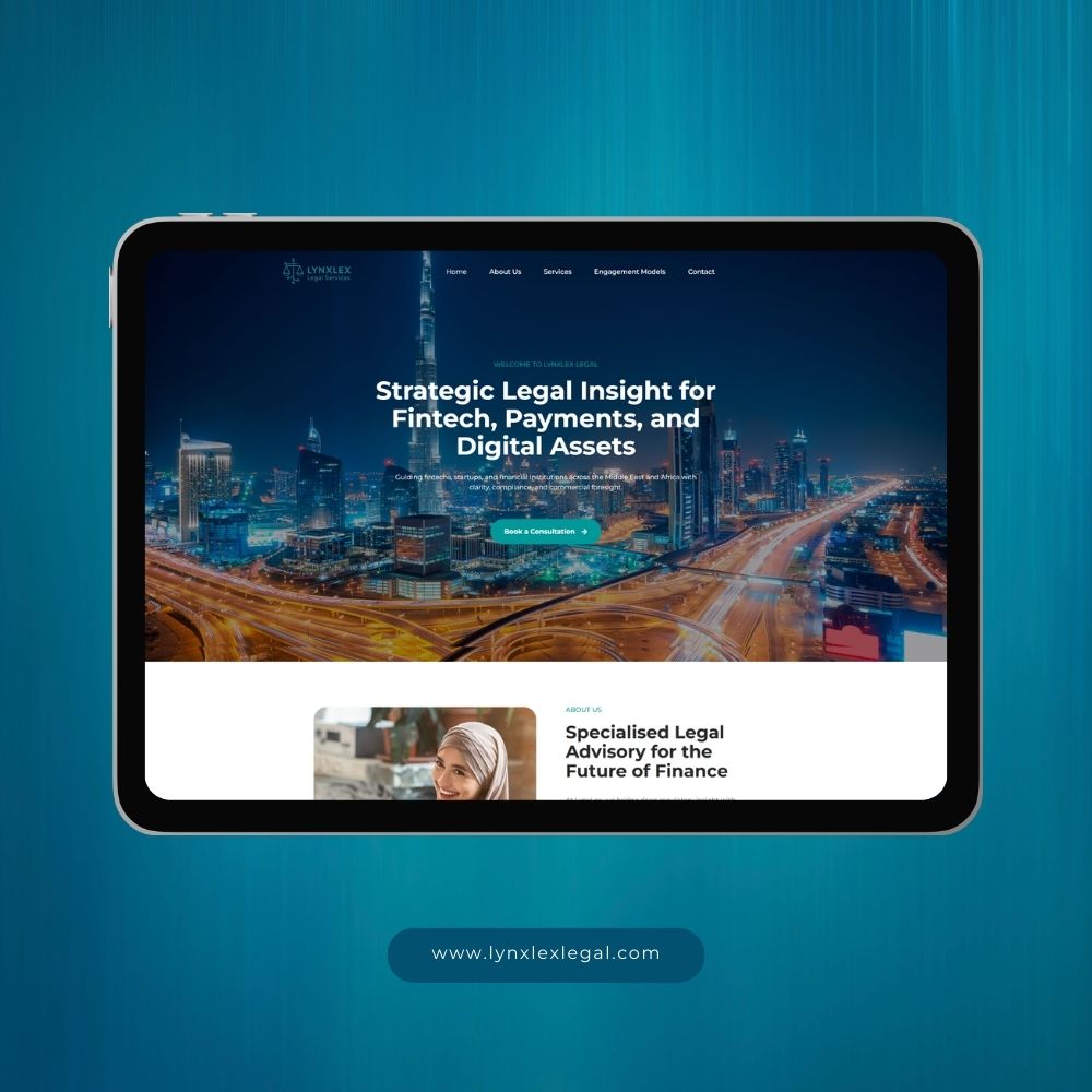 Portfolio Lynxlex Legal Website Design